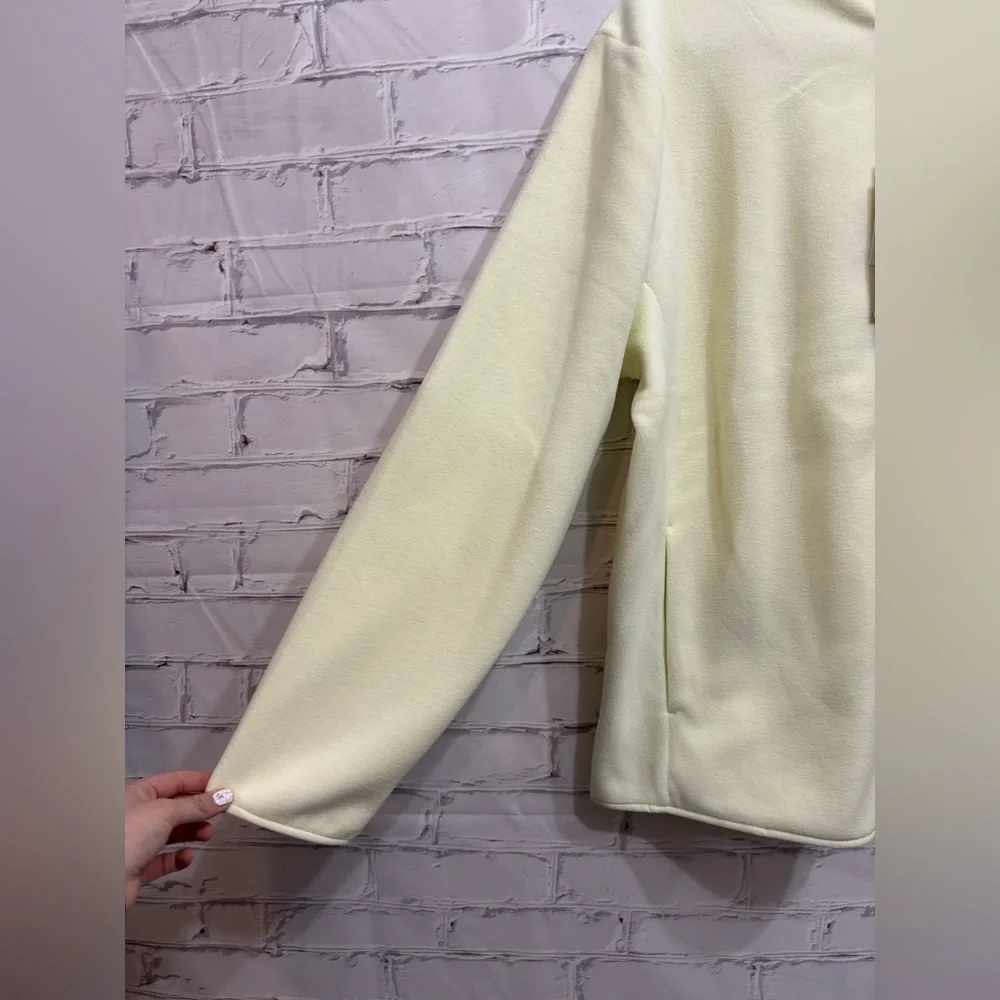 RAINS Half-Zip Sweater in straw color NWT Size XL